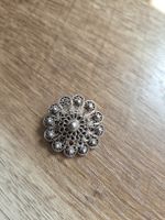 Filigrane Brosche, Silber Schmuck, Vintage Design top!