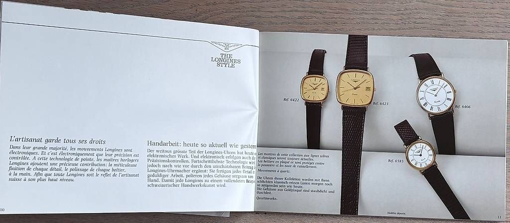 Documenti: Longines - Catalogue de vente/Verkaufskatalog - 1986 – Usato da Adliswil venduto da Heimite 2