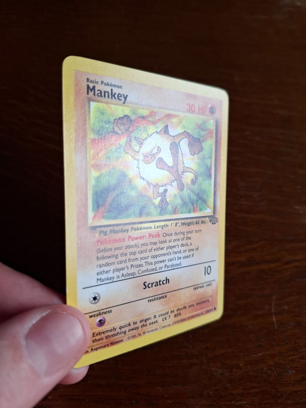 Pokémon Carte collezionabili: Pokemon Mankey Jungle Set 55/64 – Usato da Giornico venduto da ale_lc8k 2