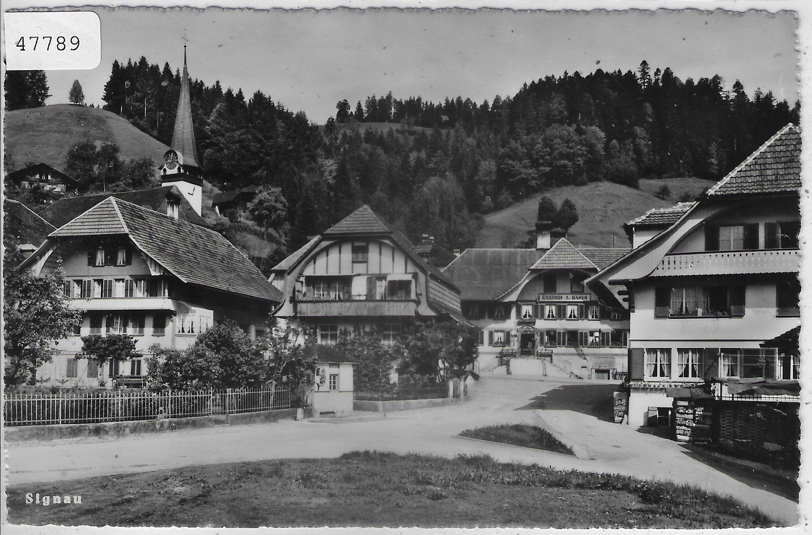 Cartoline postali: Signau - Dorfpartie – Usato da Ettingen venduto da Kartenplanet