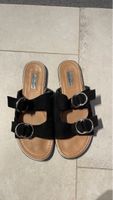 Sandales Primark noires taille 39, parfaites pour l'été!