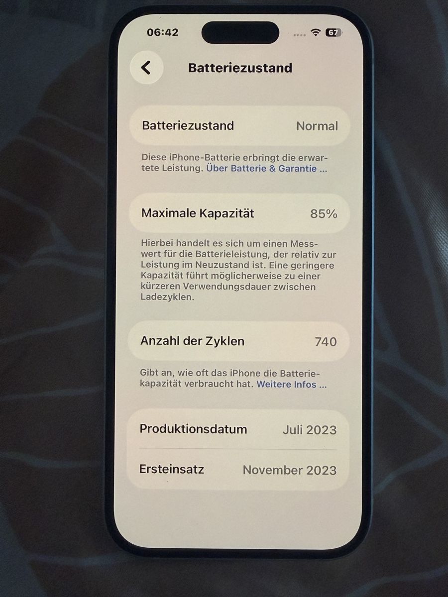 Apple Handys / Smartphones: Iphone 15 128 Gb – Gebraucht aus Widnau von Orca007 5