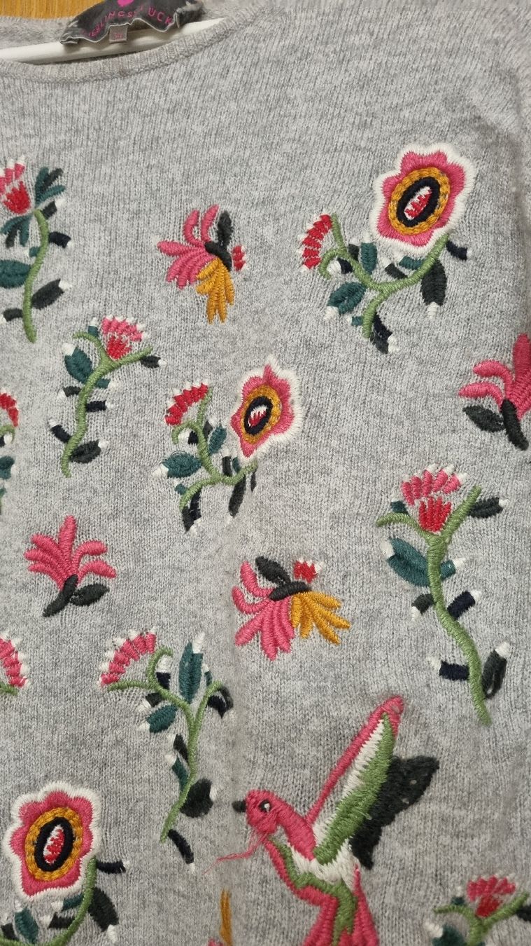 Lieblingsstück Maglioni & Felpe: Lieblingsstück! Wunderschöner bestickter Pullover, Gr. 34 – Usato da Oftringen venduto da MalousAllerlei 5