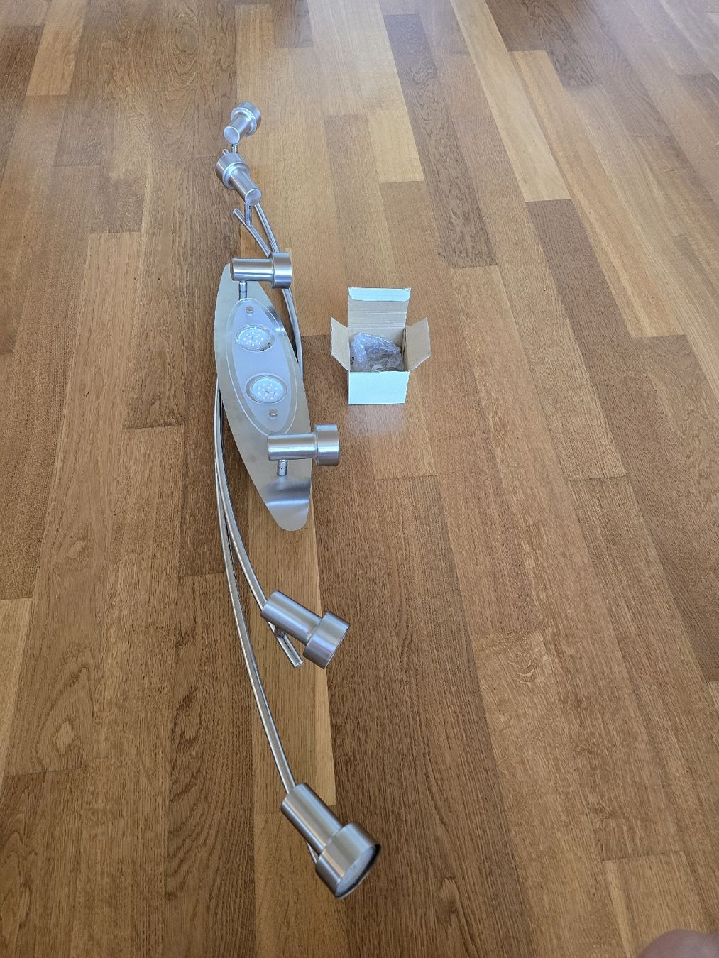 Lustres & lampes de plafonds: Deckenleuchte mit 6 Spots Metall neuwertig – D'occasion à Remigen par pinussoap 2