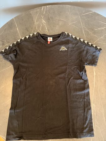 Kappa T-Shirt Schwarz mit Logo Grösse S