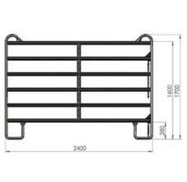 Weidepanel Panel Panels 442591 2,4m