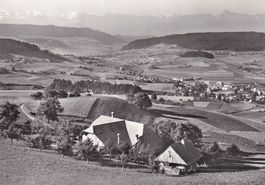 Aussicht vom Ferienheim Gumm Biglen 1976