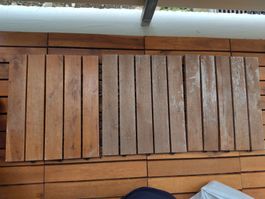 Holzbodenplatten Terrassenplatten gebraucht