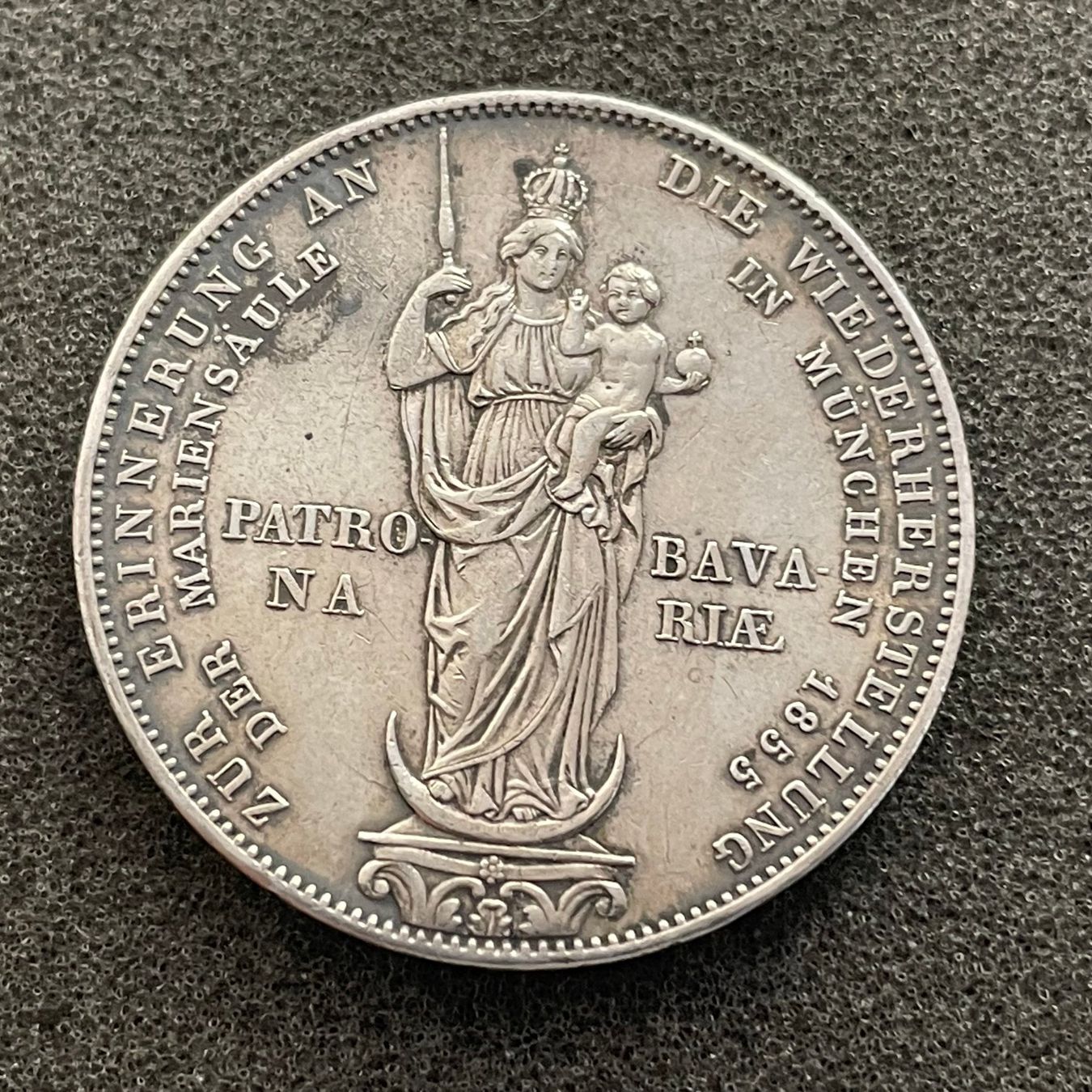 Tutti le monete: 2 Gulden Silber Bayern 1855 – Usato da Reitnau venduto da tb-muenzen 1