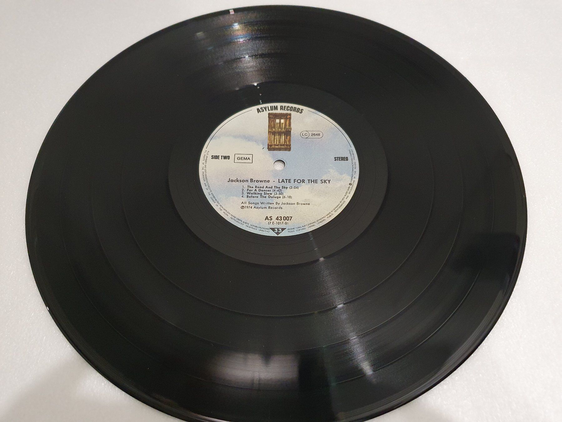 Schallplatten: Jackson Browne – Late For The Sky – Gebraucht aus Uster von Vinyl-Leidenschaft 4