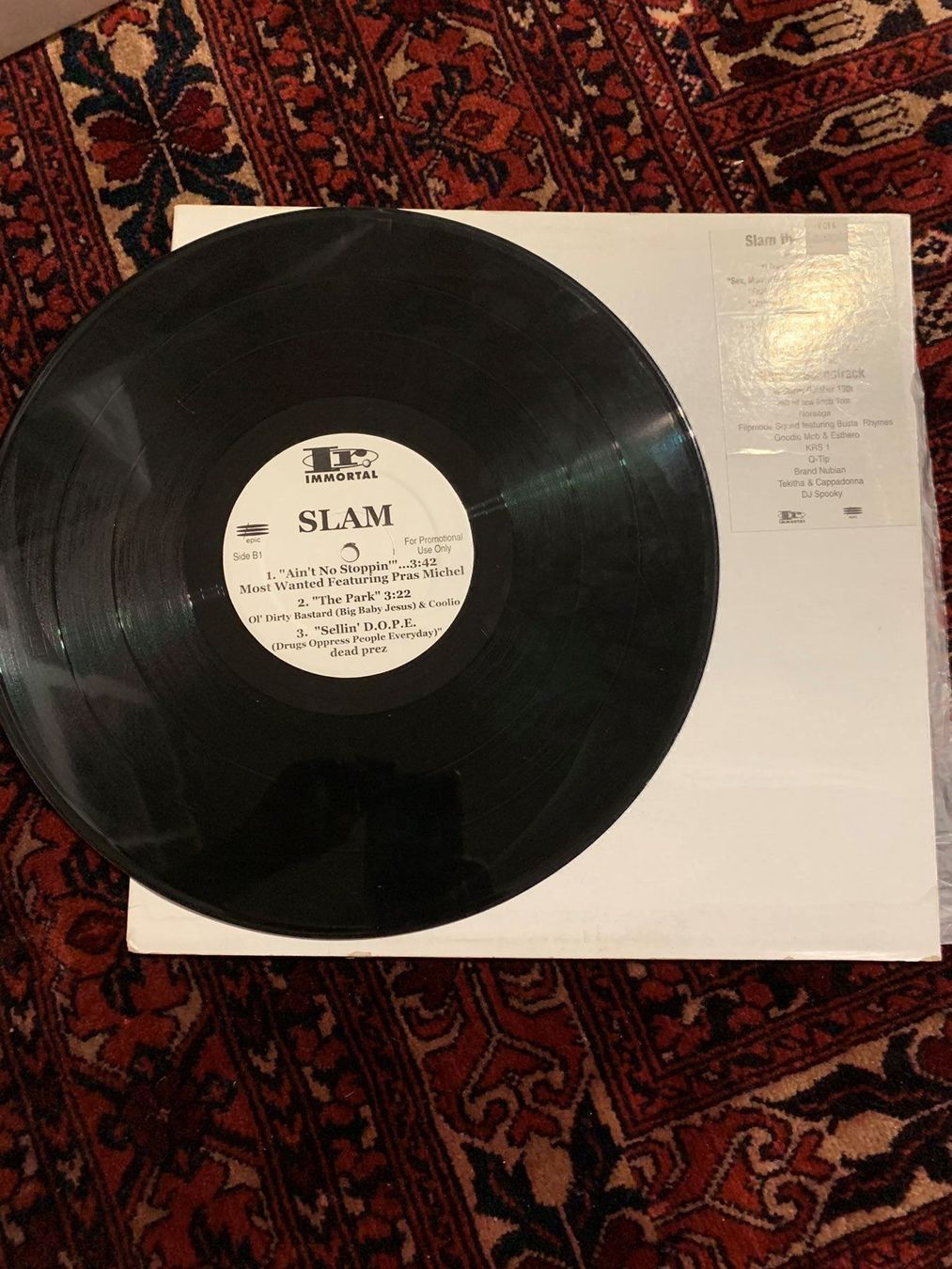 Schallplatten: Various – Slam - The Sampler - Promo – Gebraucht aus Genève von jim.k