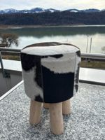 Hocker Fell, NEU, 4 Beine aus Holz