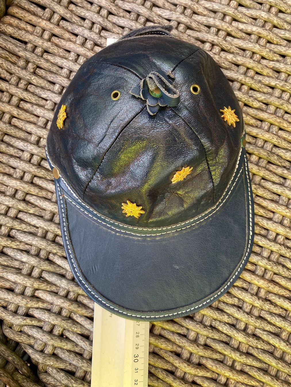 Copricapi, berretti & cappellini: Leder Cap - Gr. 54 / Mütze / Basecap / Schwingfest/Volklore – Usato da Emmen venduto da Sutim2005 6