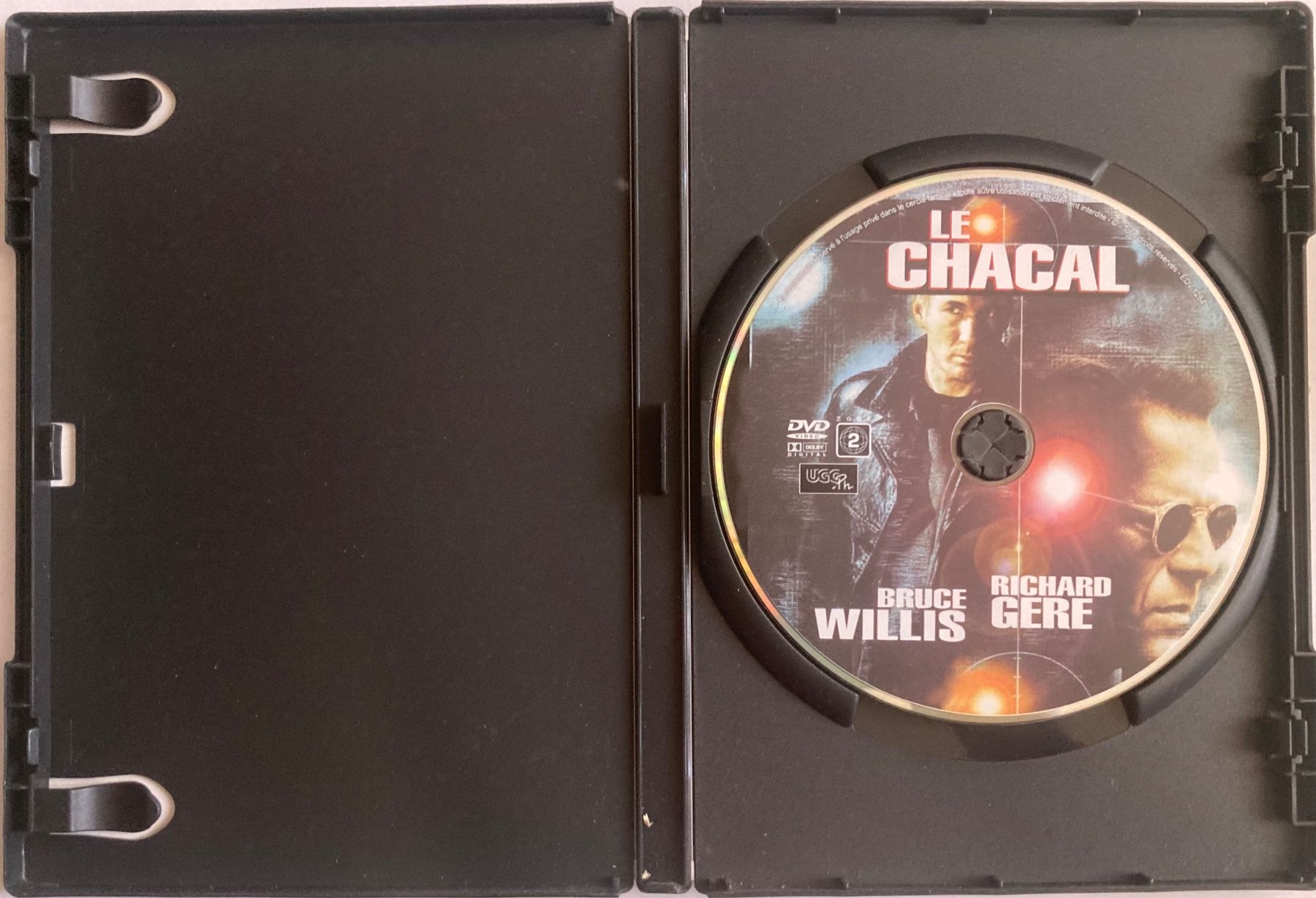 Tutti i DVDs: BRUCE WILLIS / RICHARD GERE - LE CHACAL – Usato da Poliez-Pittet venduto da Newtown-Records 2