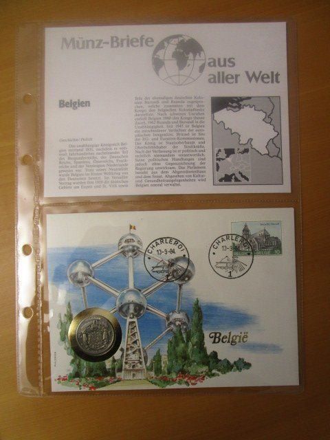 Tutti le monete: Münzbrief: Belgien – Nuovo e nell'imballaggio originale da Luzern venduto da Horoskop1 3