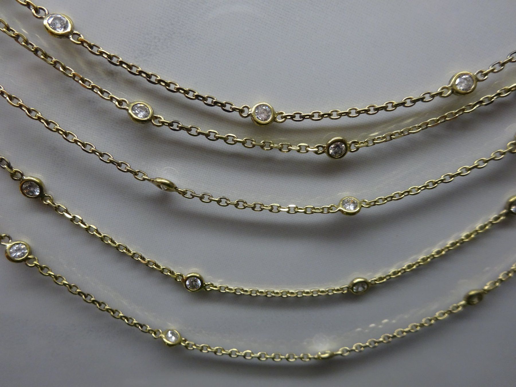 Catenine: Collier mit Zirkonia – Usato da Esslingen venduto da FetteSchnecke 2