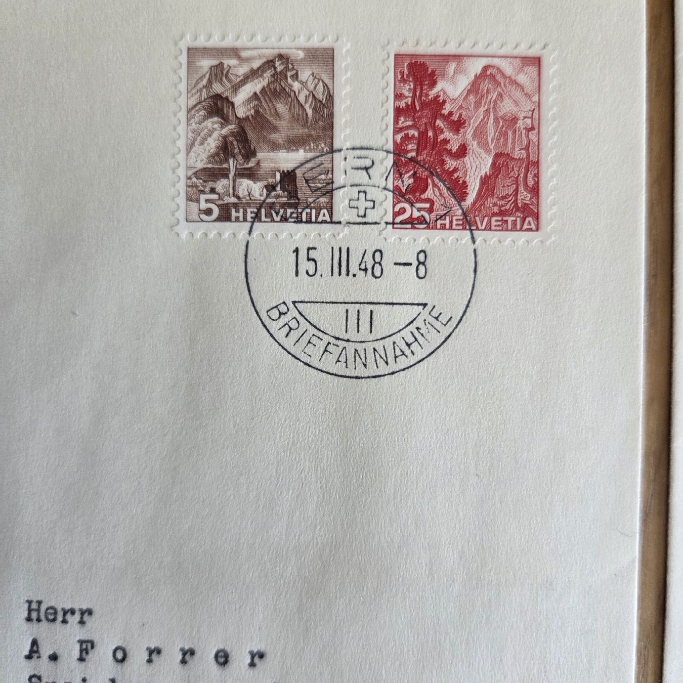 Alle Briefmarken: 3 Briefumschläge  Ersttagsstempel Satz..Top – Gebraucht aus Stans von Ducati16 6