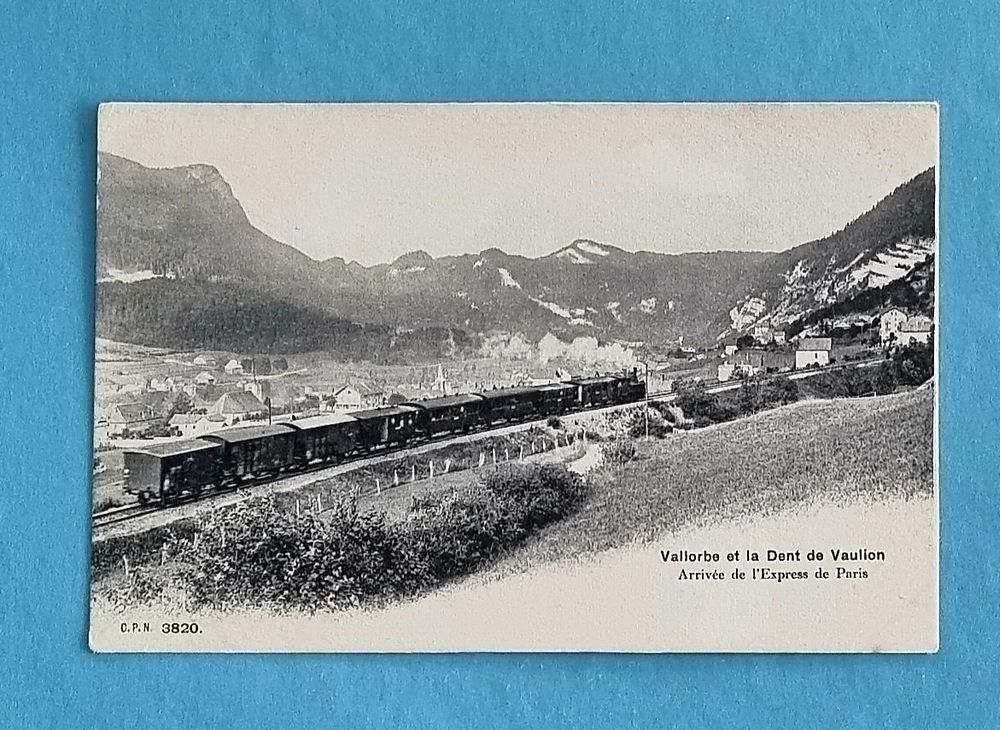 Vallorbe - Chemin de Fer - Arrivee de l'Express de Paris (Gebraucht) in ...