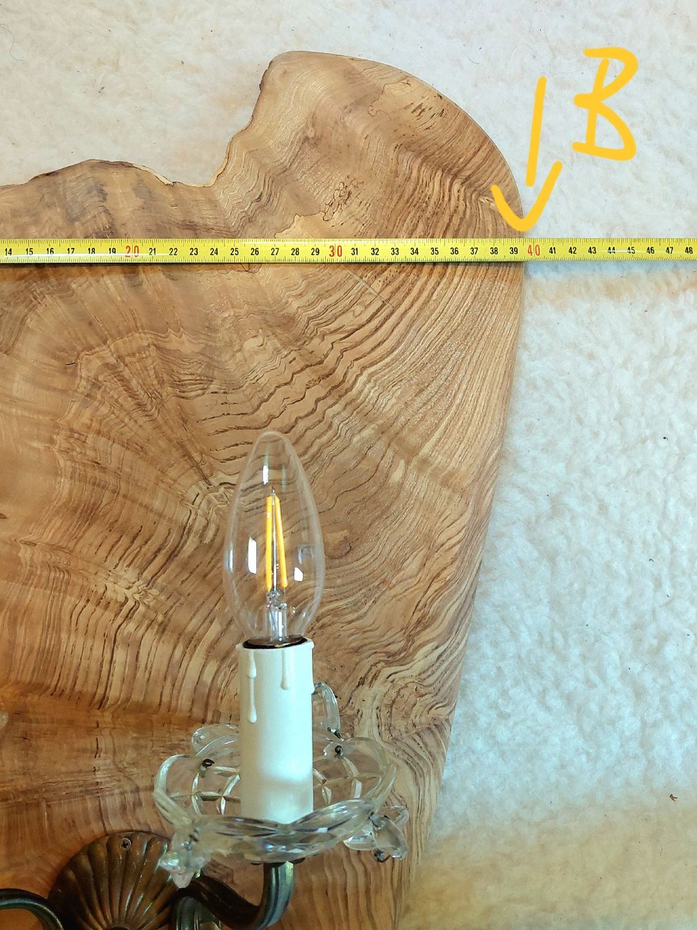 Lampade: Olivenholzlampe - Unikat – Usato da Abtwil SG venduto da Silvio4 2