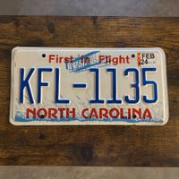 🇺🇸 U.S. Autoschild, North Carolina KFL-1135 - ORIGINAL