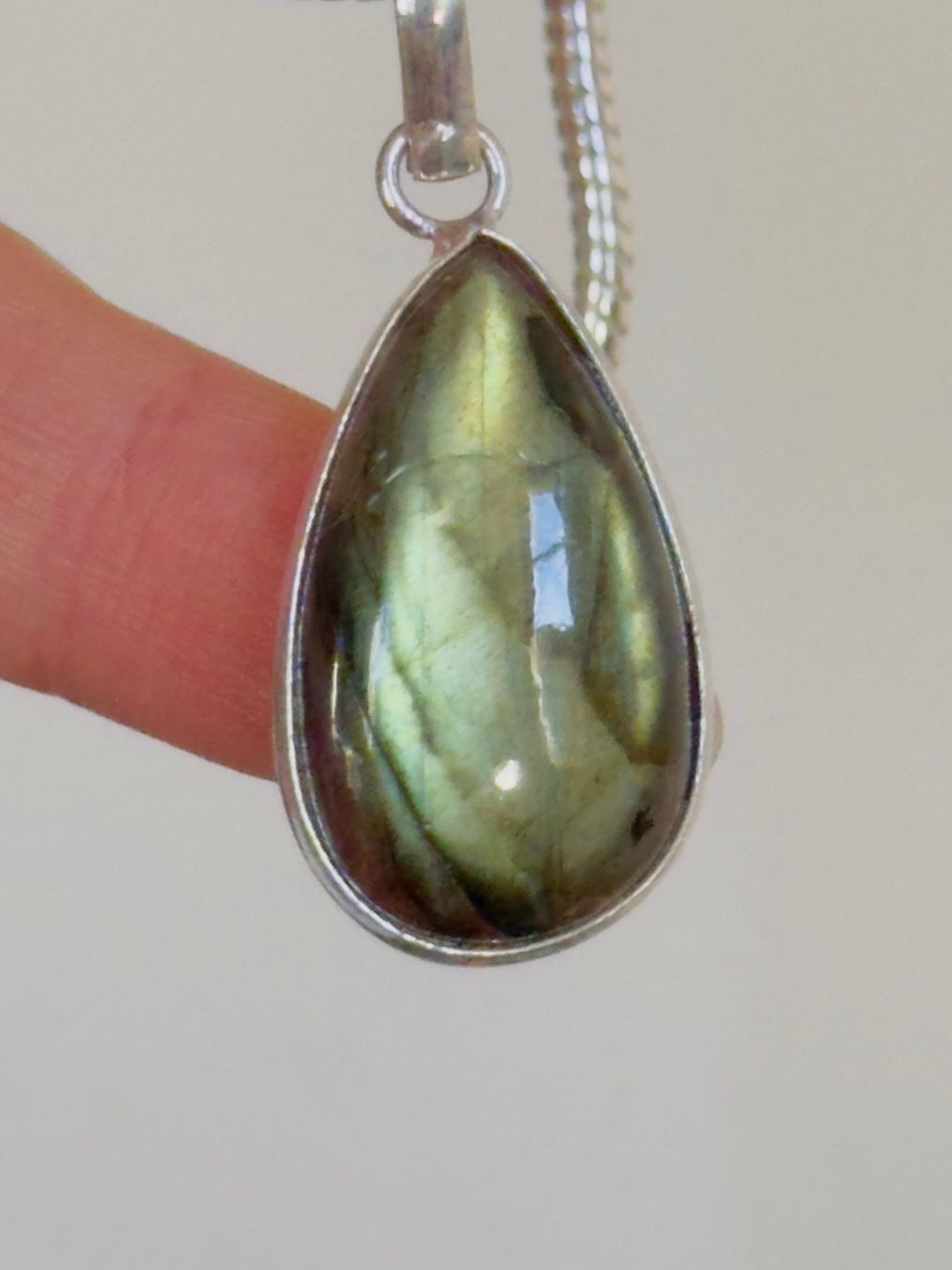 Catenine: Labradorite necklace – Nuovo e nell'imballaggio originale da Genève venduto da AGBERG 1