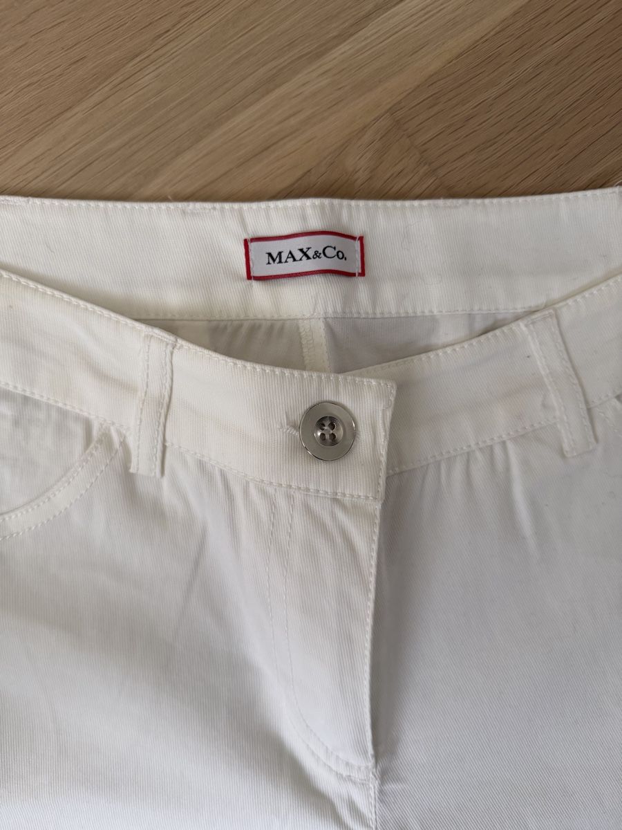 Max Mara Pantaloni: Max&Co. Sommerhose, weiss, Gr. 36 – Usato da Itingen venduto da Granini_93 1
