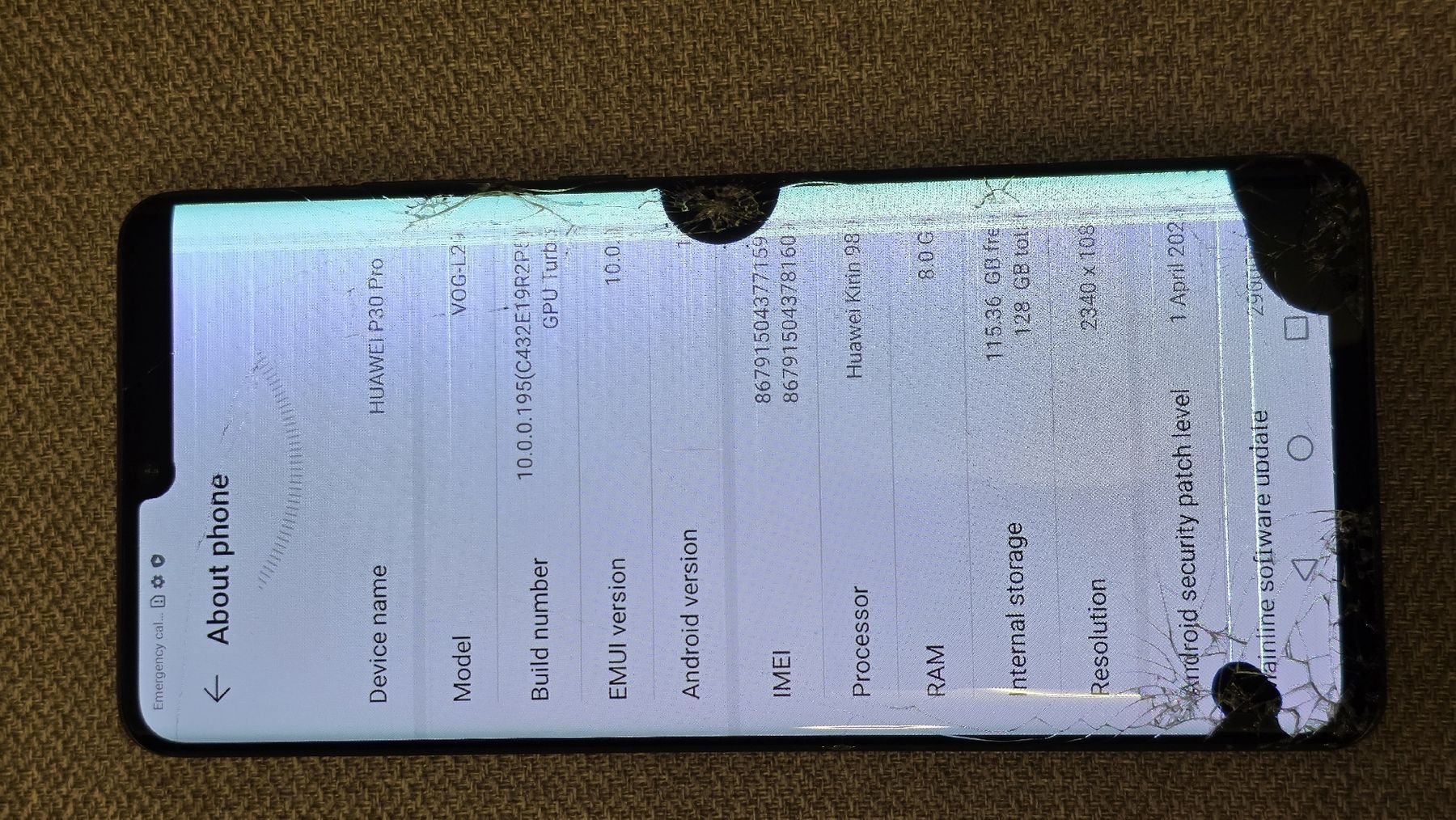 Huawei Telefoni cellulari / Smartphones: Huawei p30 pro  – Difettoso da Einigen venduto da iva_86t8 5