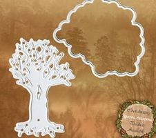 Neues Stanzschablonenset kleiner Baum mit Krone