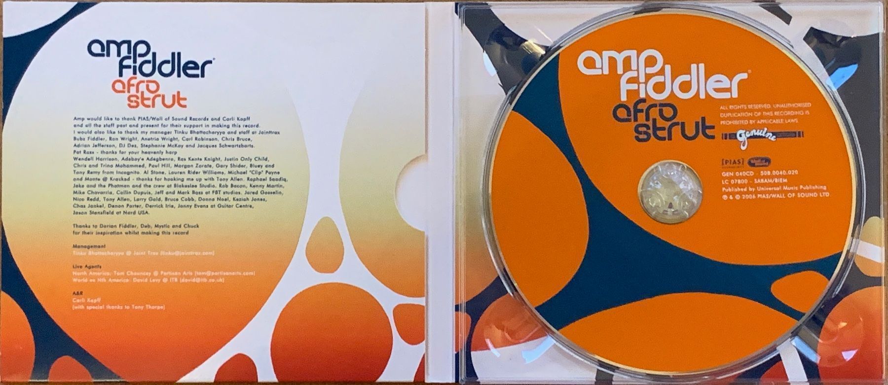 CDs: Amp Fiddler - Afro Strut - Musik-CD – Gebraucht aus Volketswil von dancingsoul74 2