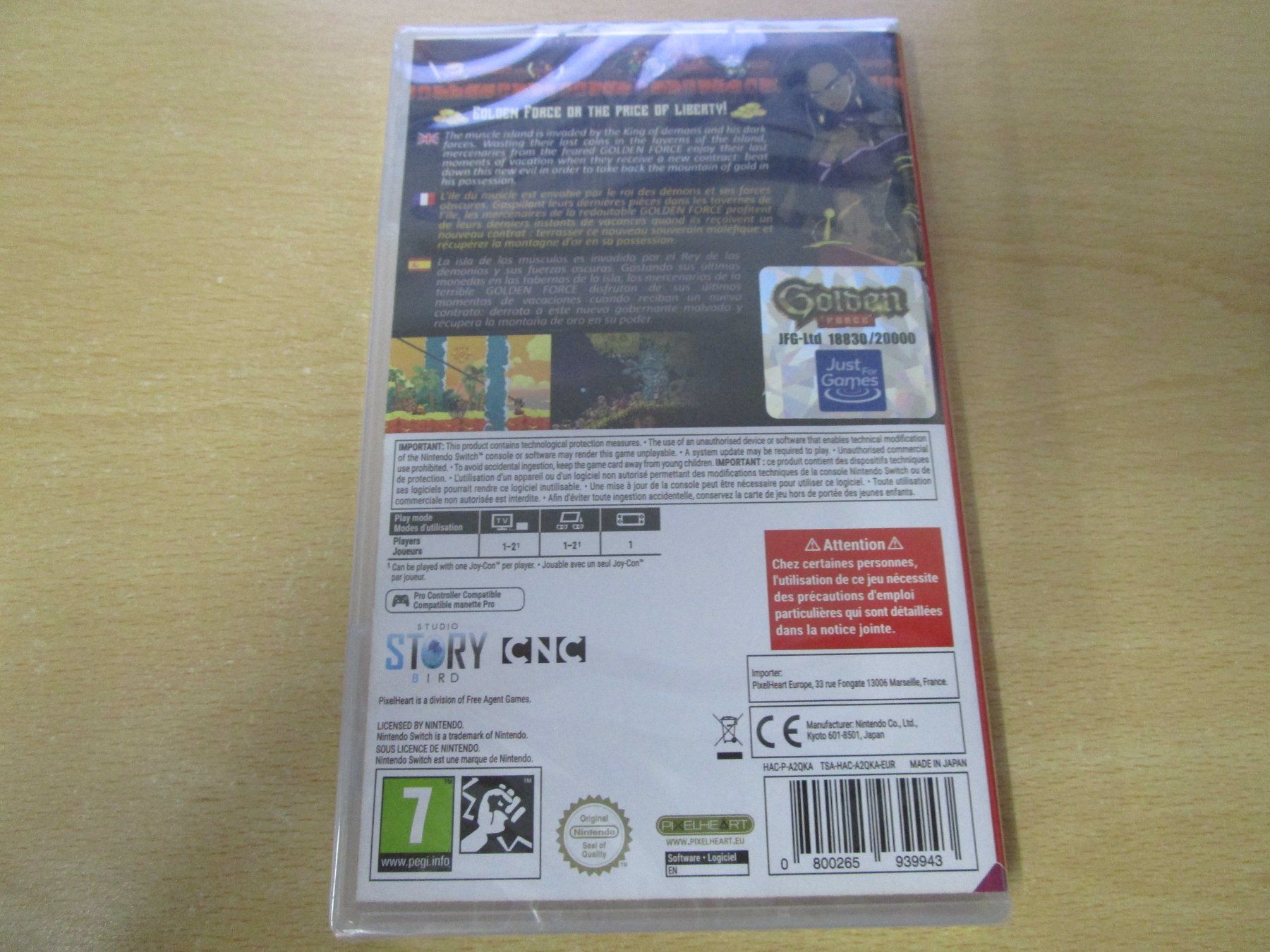 Nintendo Spiele: Golden Force Nintendo Switch - Neuware - limiteiert new – Neu und originalverpackt aus Goldau von agestuffer 1
