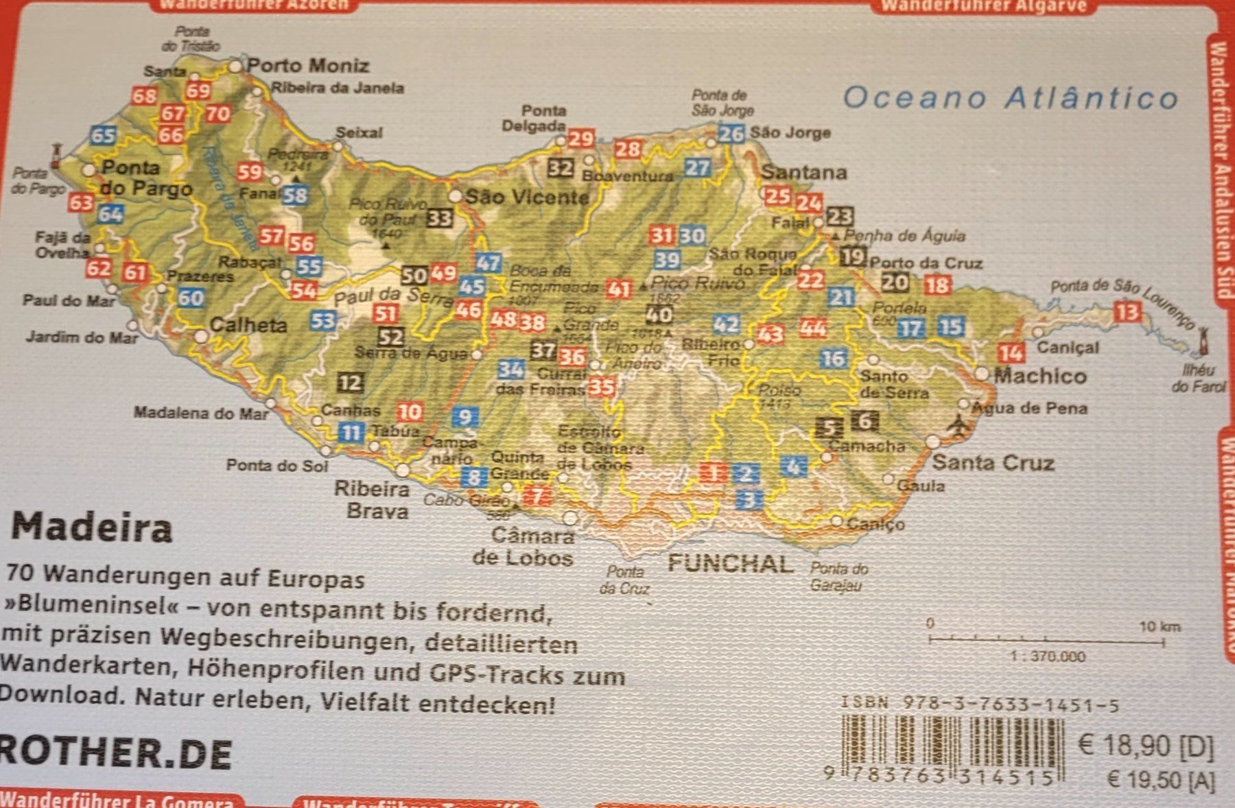 Libri: Rother Wanderführer "Madeira" 2025 – Usato da Winterthur venduto da Barbarav 1