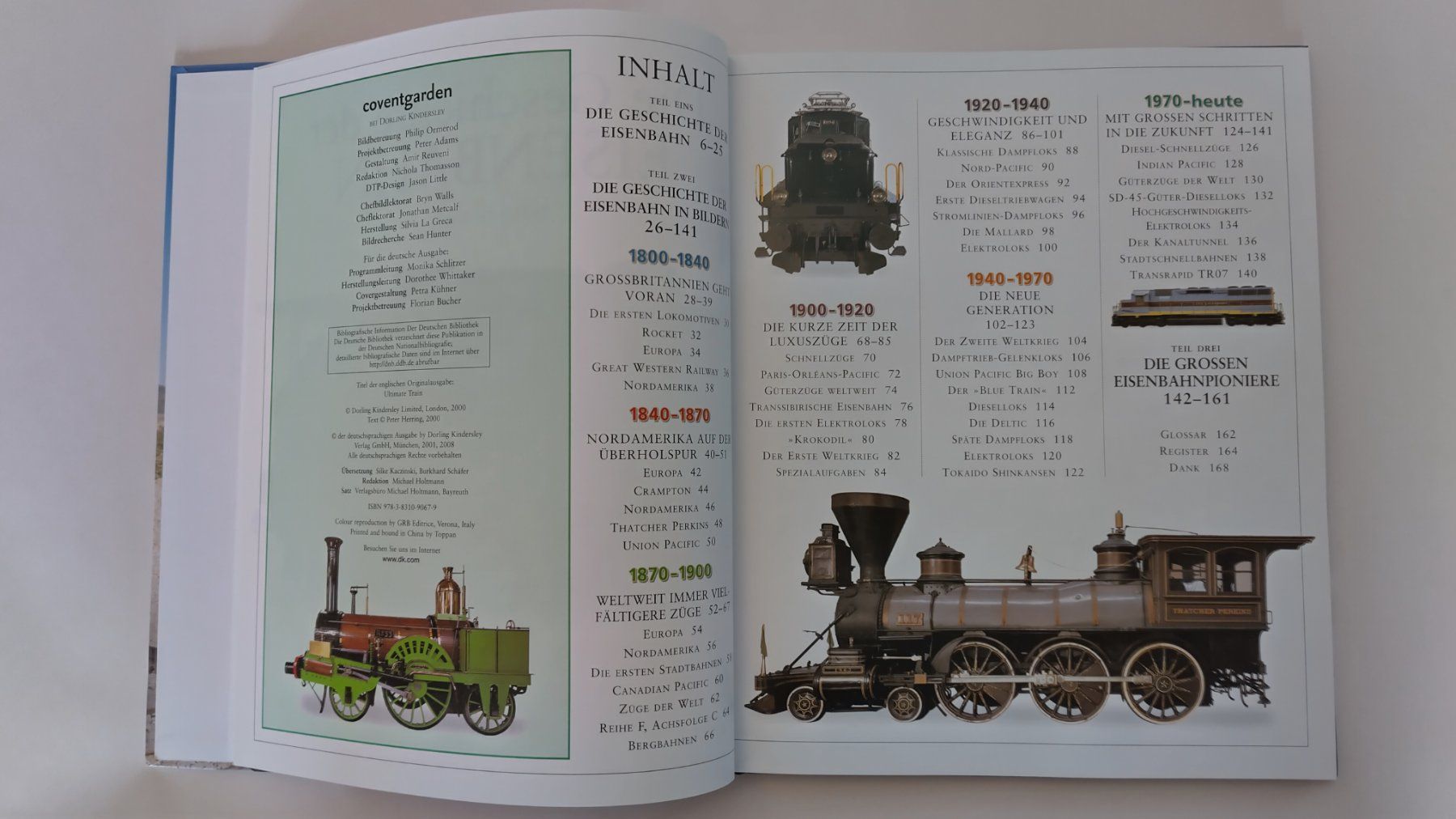 Libri: Die Geschichte der Eisenbahn / Buch 2008 mit 168 Seiten – Usato da Bellach venduto da JingleJerry 3