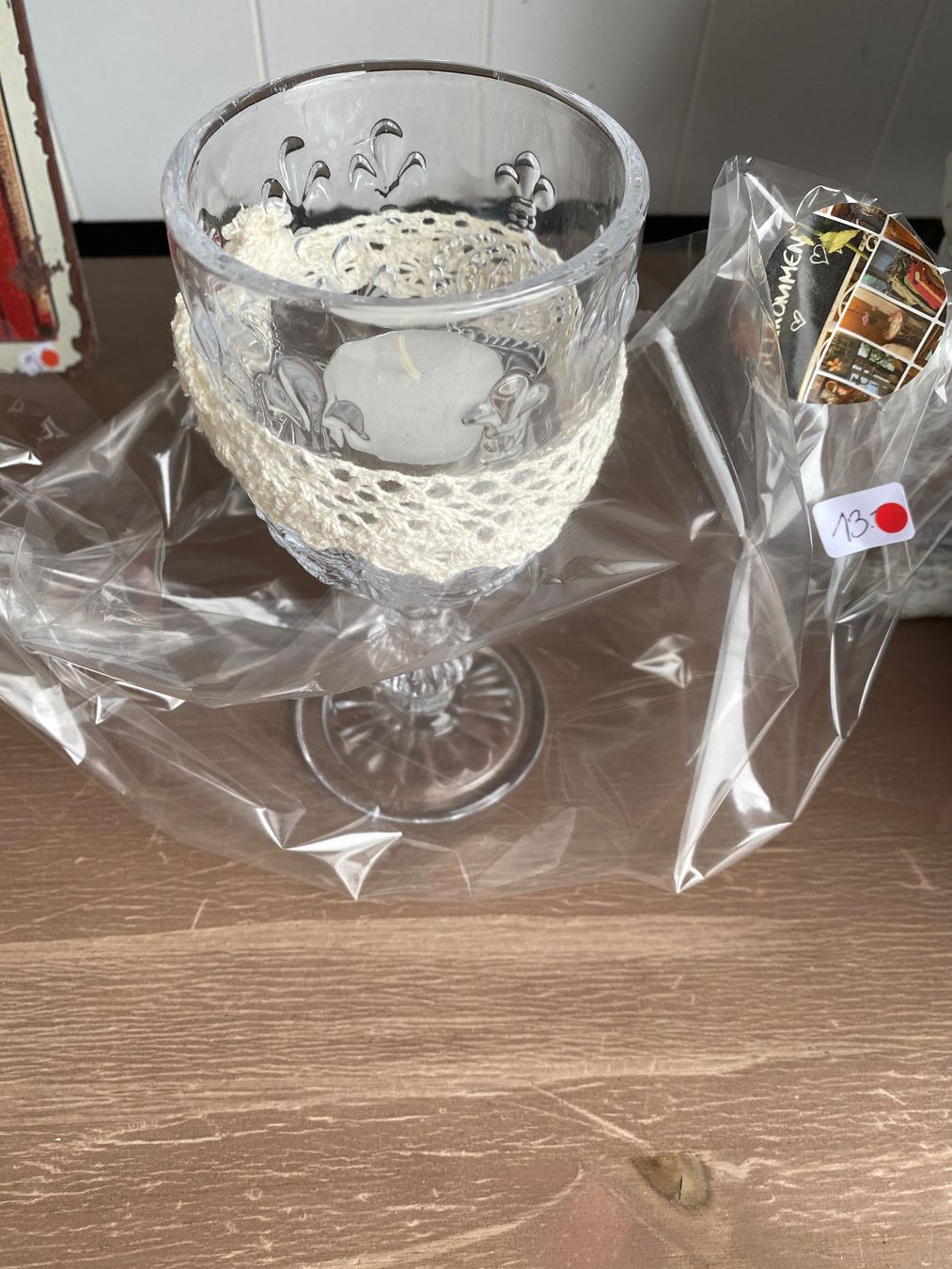 Tutte le decorazioni: DEKO WINDLICHT GLAS – Nuovo e nell'imballaggio originale da Meienried venduto da ManuelaBoutique