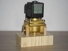 Elektromagnetventil 1/2 Zoll Spannung von 24 bis 230 Volt