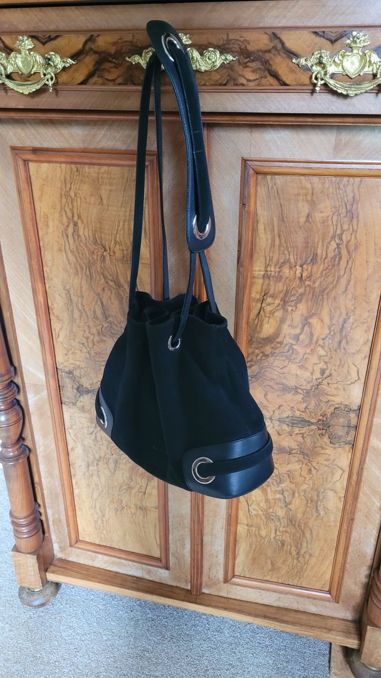 Bally Borse da donna: Bally Wildleder Tasche Spitzenklasse Superb – Usato da Winterthur venduto da Wohnhaus 9