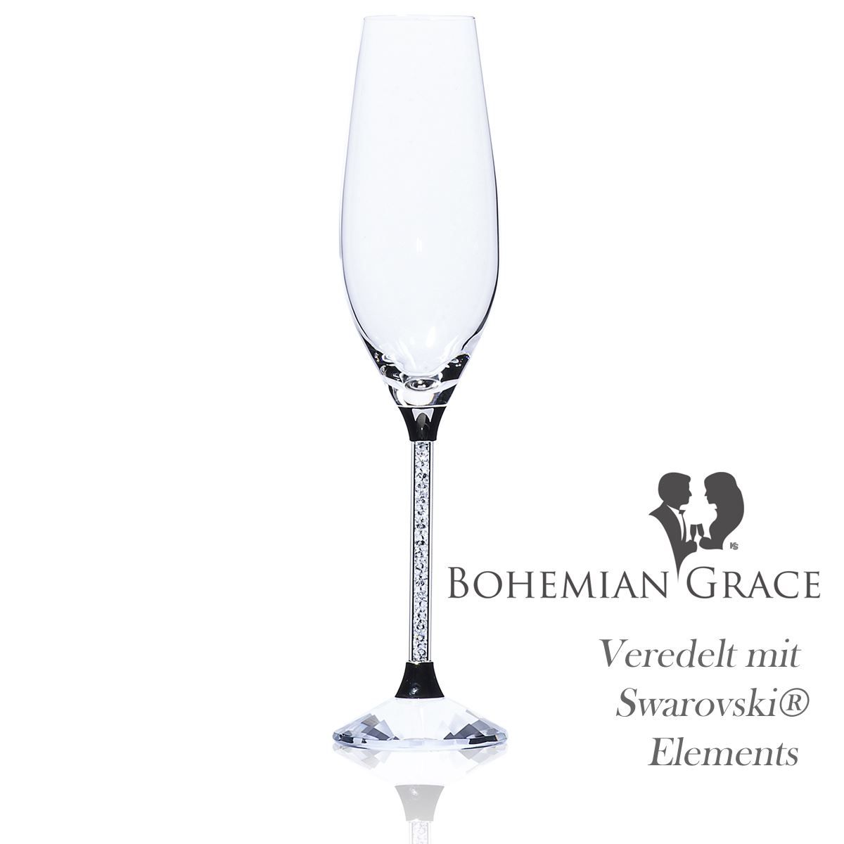 Bicchieri: Sektglas PENELOPE von Bohemian Grace – Nuovo e nell'imballaggio originale da Wettingen venduto da kochshop