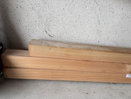 Neue Holzbalken 70x70x250