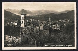 Sonvico, Totalansicht mit Blick nach Lug