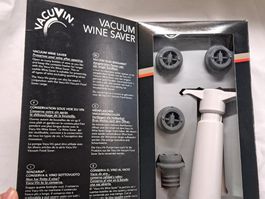 Vacuum wine saver Vacu vin