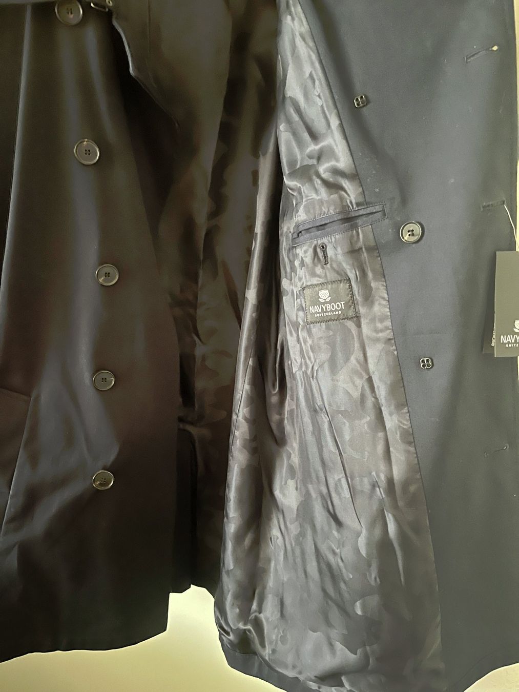 Navyboot Cappotti: Navyboot Mantel Trench Gr. 54 neu BLAU – Nuovo (secondo la descrizione) da Zürich venduto da galble 8