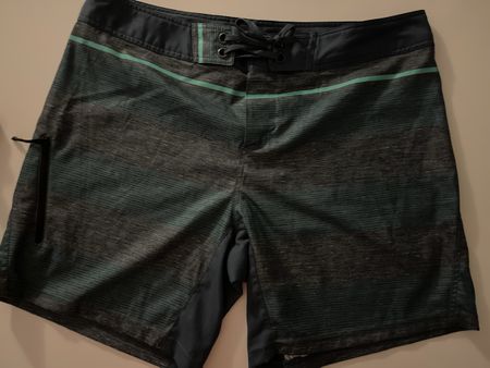 Boardshorts Olaian men striped size L 