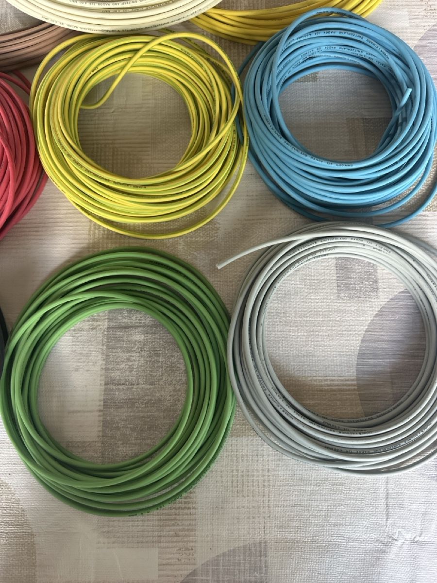Kabel: Set aus 9 Rollen Kabel 4mm, Huber + Suhner – Neu (gemäss Beschreibung) aus Baar von Hillsboro 1
