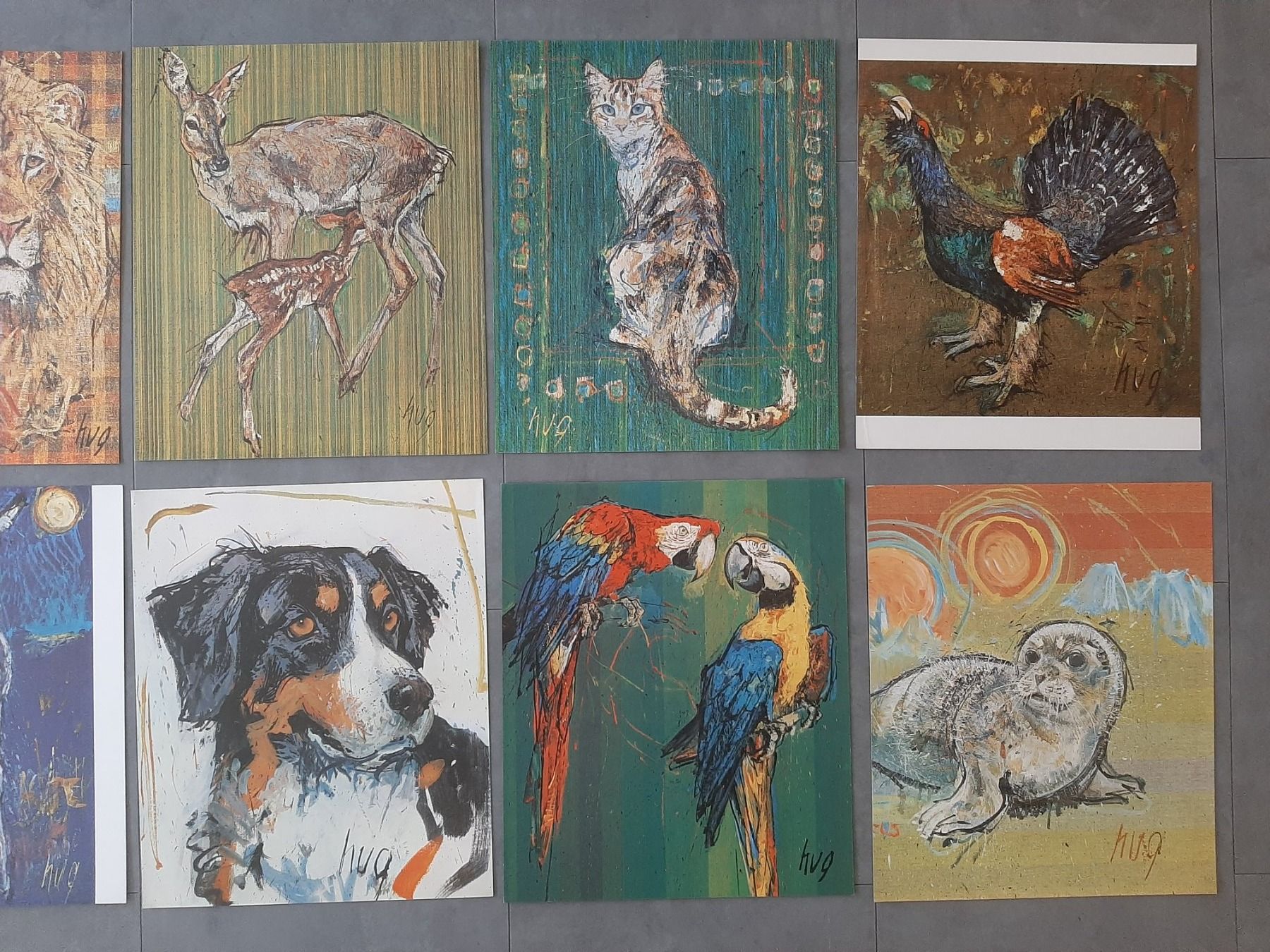 Posters & Illustrations: Fritz Hug - 11 Kunstblätter - Tiere – D'occasion à Zürich par Mr.Dachboden 2