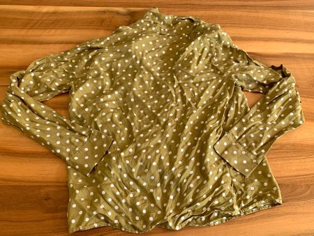 KLEINBASEL edle Seidenbluse gepunktet Gr. 38