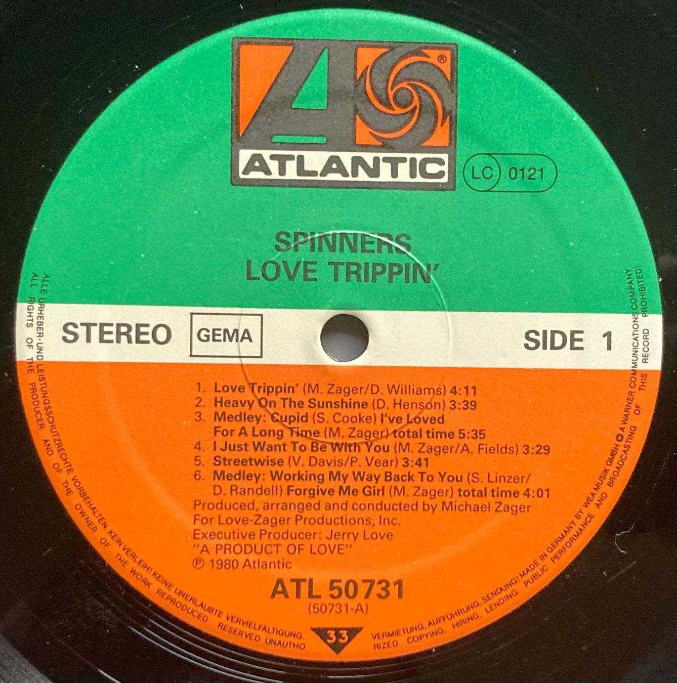 Schallplatten: SPINNERS - LOVE TRIPPIN' – Gebraucht aus Poliez-Pittet von Newtown-Records 2