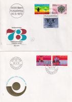 Lot 8 Briefe FDC 1973 - 1976