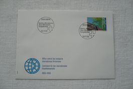 1992 FDC 100 J. Zentralamt Eisenbahnverkehr SBK 836