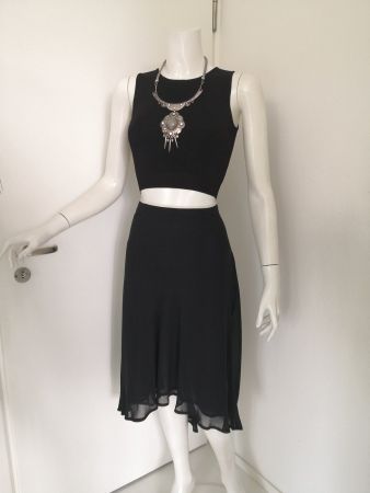 🤩MANGO ROCK SCHWARZ MIT SCHWEIF & BEIGES BAND