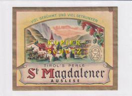 Etikette - St. Magdalener Auslese (Tirol's Perle) /bd