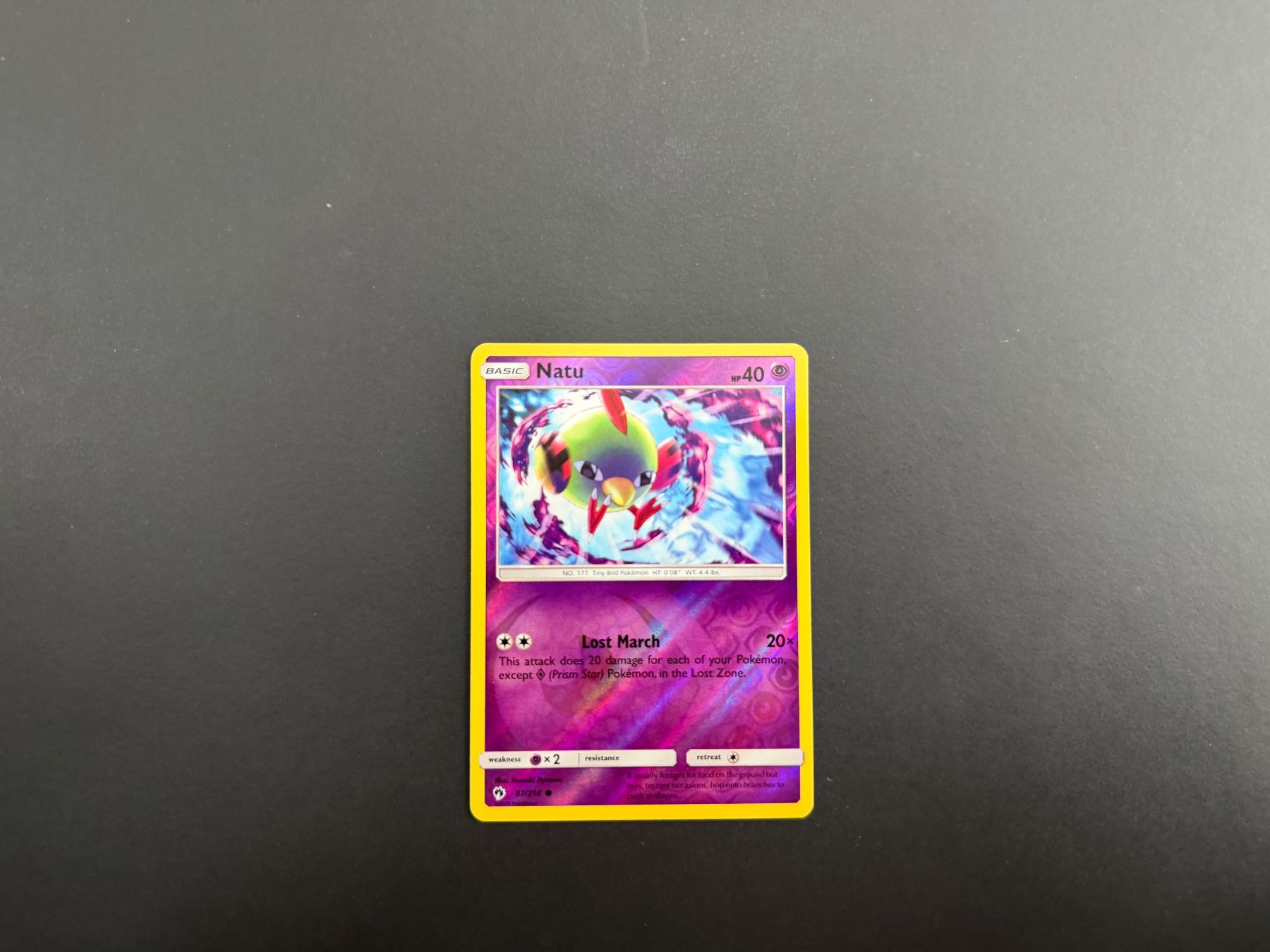 Pokémon Cartes à collectionner: Natu 87/214 – D'occasion à Zürich par mountainwizard00